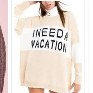 Wildfox I need a vacation sweater